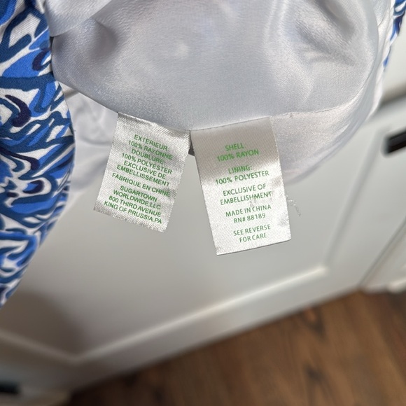 Lilly Pulitzer Julianna Tunic Dress in Indigo Chasing Tail - M - Picture 5 of 8